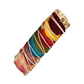Colourful rose petals tied to Californian White sage bundle to represent each colour of the chakras on an undecorated white background.